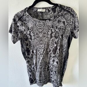 Zara Snake Print Women's Top size S